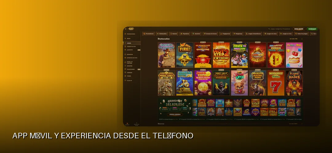 App móvil y experiencia desde el teléfono
