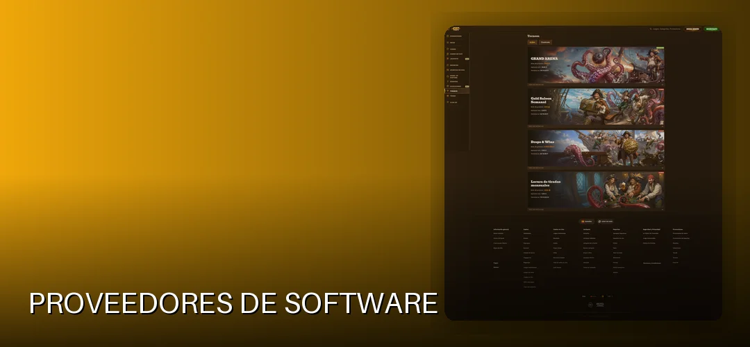 Proveedores de software