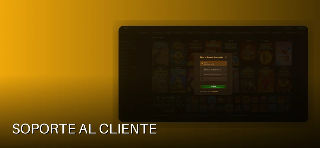 Soporte al cliente