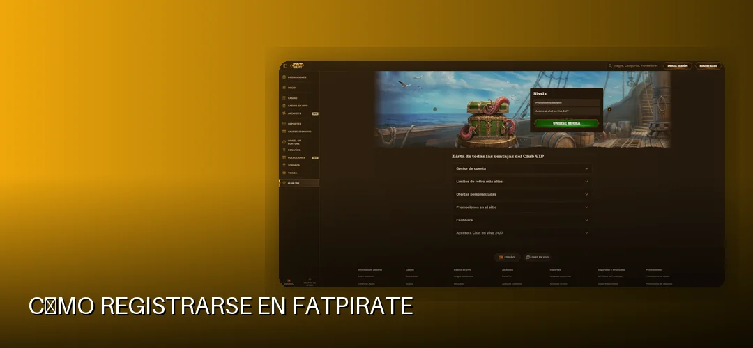 Cómo registrarse en FatPirate