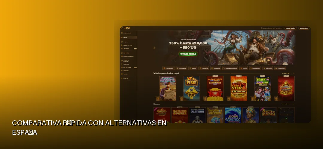 Comparativa rápida con alternativas en España